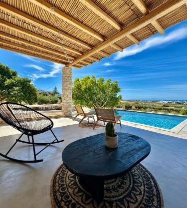 Villa Giorgianna -near Aliki beach with pool