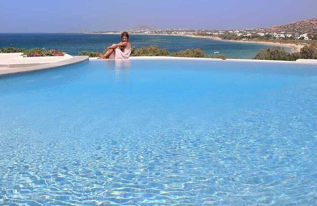 Villa Meadow 5 pax Private Infinity Pool Beach Hotel Villa Paradise Naxos