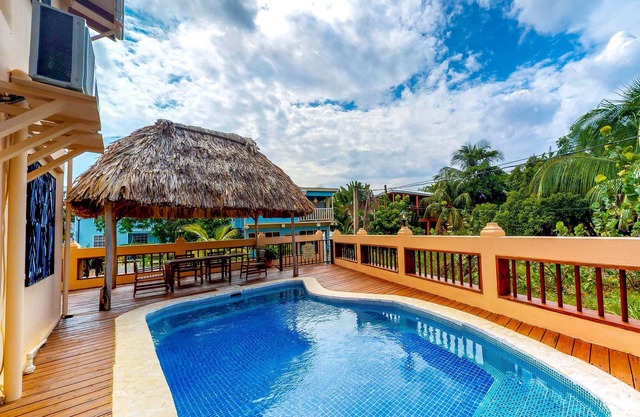 Villa w/ Private Pool, Balcony, Hammock, WiFi & Partial AC - Steps to the Beach