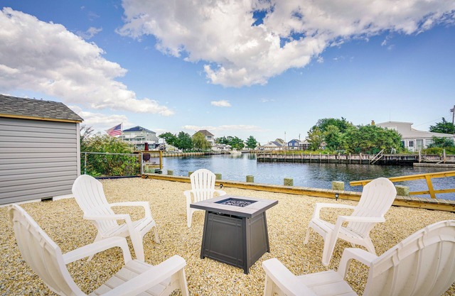Waterfront Mystic Island Home w/Boat Dock!