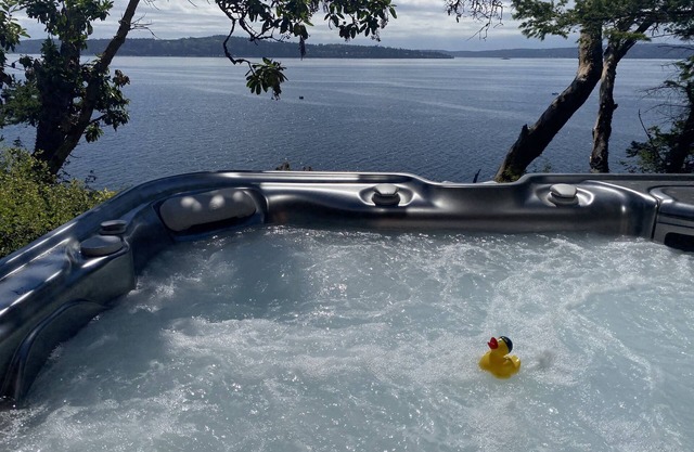 Waterfront Guest Suite w/ HOT TUB, firepit, kayaks, and BEACH ACCESS