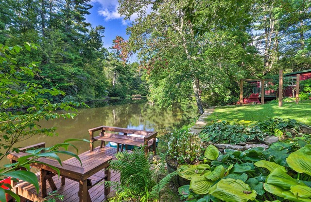 Waterfront Home w/Boat Dock on Mirror Lake!