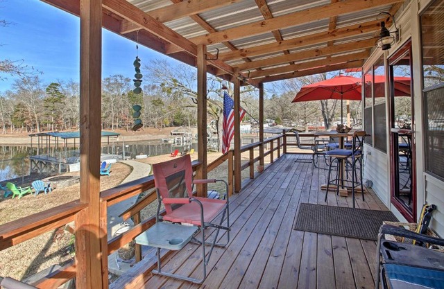 Waterfront Lake Hamilton House with Boat Dock!