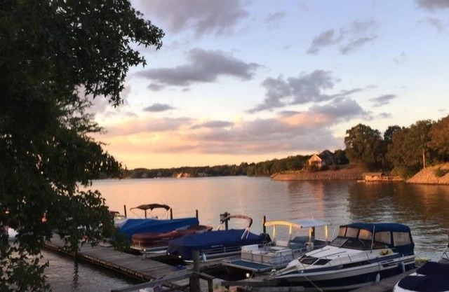 Waterfront Two Bedroom Cabin #18 on the Lake at Long Cove Resort by Redawning