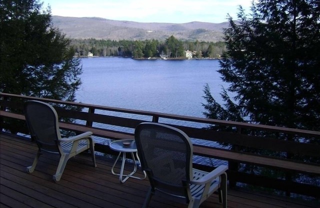 Waterfront Winnipesaukee Lake House with Dock, Deck and Views