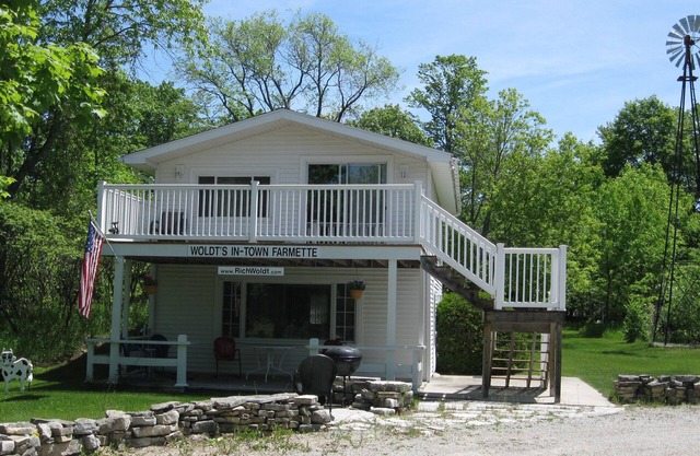 We offer "country-quiet" a short walk from the village center and town dock.