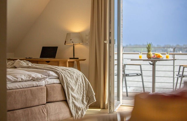 Wiking-koje 4 - Aufzug, Dusche, Balkon, Gartenmöbel, Parkplatz