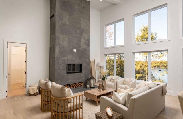 WoodLake Retreat – High-Speed Comfort, Cozy Sauna, Timeless Views