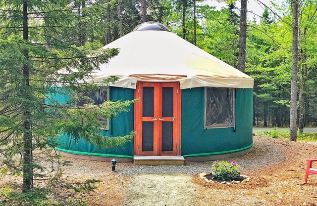 Yurt Glamping on the Quiet-side of Acadia National Park!