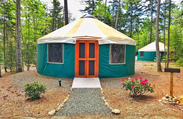 Yurt Glamping on the Quiet-side of Acadia National Park!