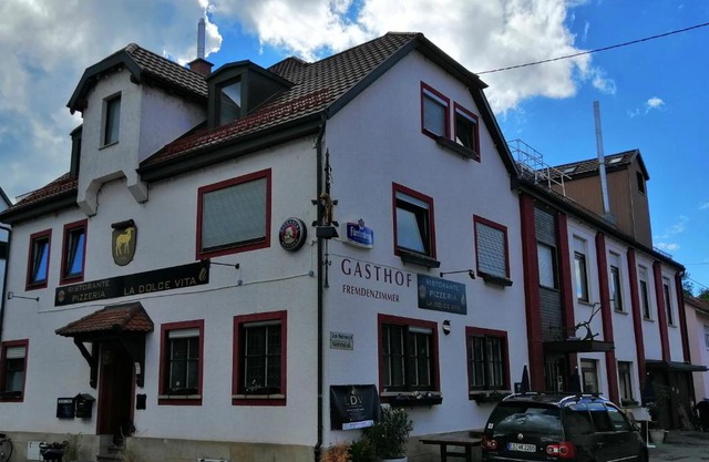 Zimmervermietung Gasthof Lamm, Zugang erfolgt selbstständig über ein Schlüsseltresor