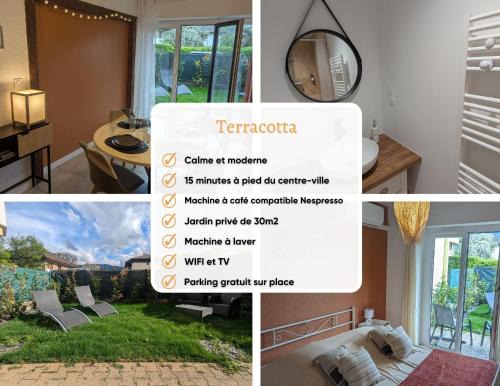 Thonon-les-Bains Apartment | Élégant et calme avec clim et jardin privé - Appartement Terracotta