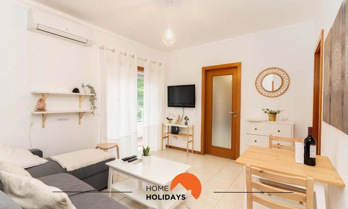 Alfa-Mar Apartment | #083 Balcony with AC, Garden View 5min Beach
