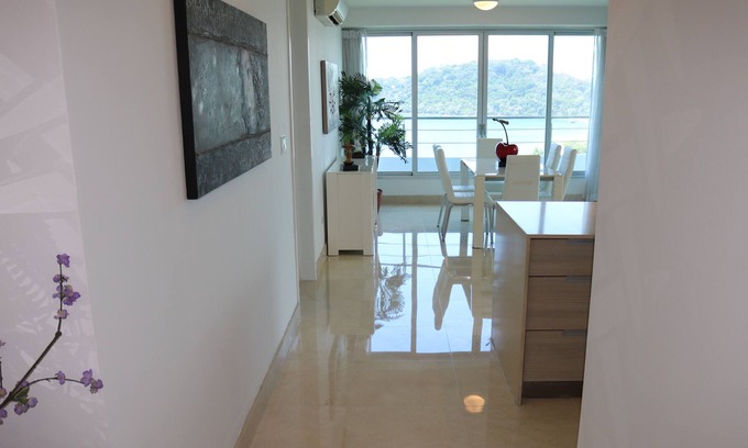 Playa Bonita Village Apartment | 08A Stunning Rooftop Pool, Views of Canal/Ocean