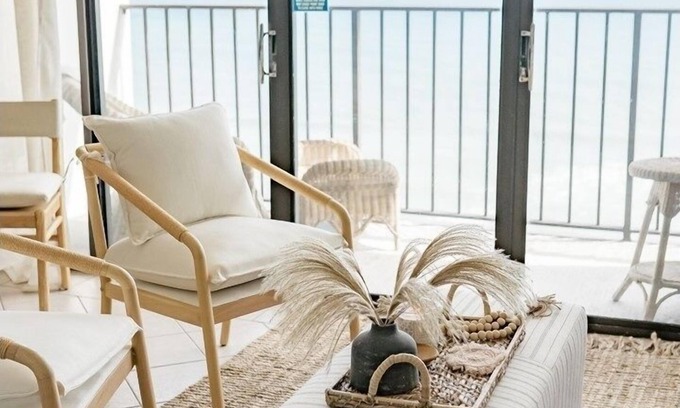 Wilmington Beach Condo | 0912 White Linen Room by Atlantic Towers