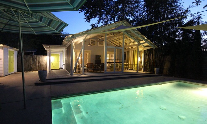 Old Town Cottage | 1 1/2 Block From Beach With Private Pool and Hot Tub