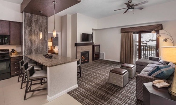 Park City Resort | 1 bedroom 1 BA Presidential , pullout sofa, sleeps 4 full kitchen washer dryer
