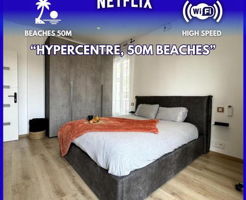 Juan-les-Pins Apartment | 1 Ch. Luxe Apt｜Cœur de Juan-les-Pins｜Plage à 50m