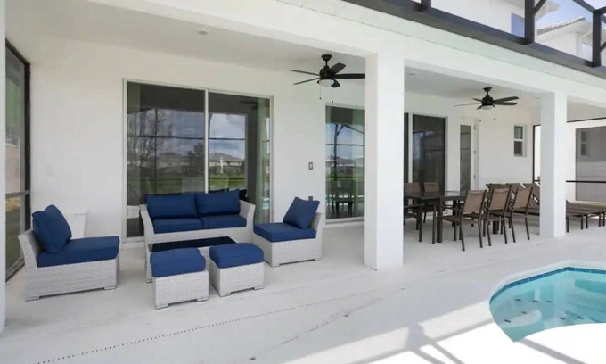 Kissimmee Resort | 10BD Bella Vida Modern House Near Parks (BV 4460)