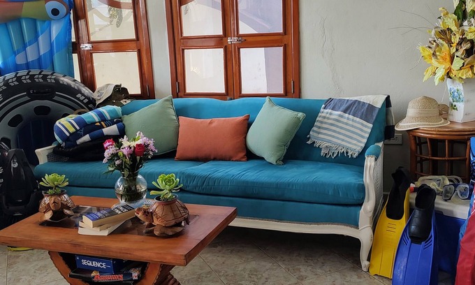Costa Maya Villa | 110Night Sep/Oct Beautiful Oceanfront Beachfront 1 Bedroom Villa Cozumel Snorkel