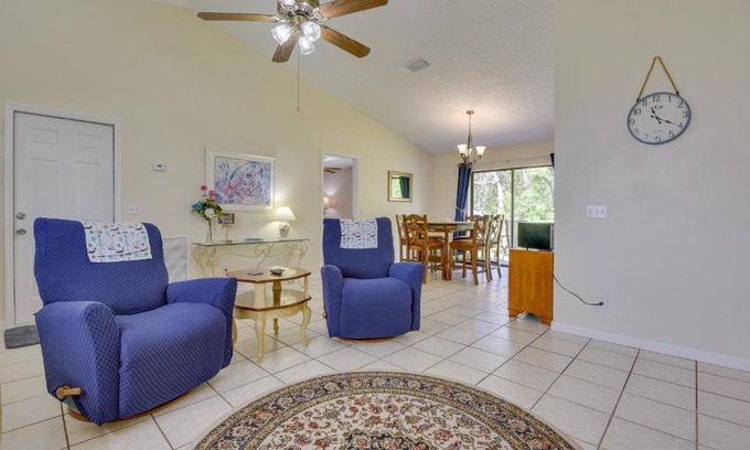 Trailer Estates House | 12 Mi to Beach Home with Patio and Yard in Bradenton