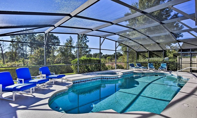 Orange Tree House | 12 Mi to Disney: Home w/Pool & Spa in Clermont