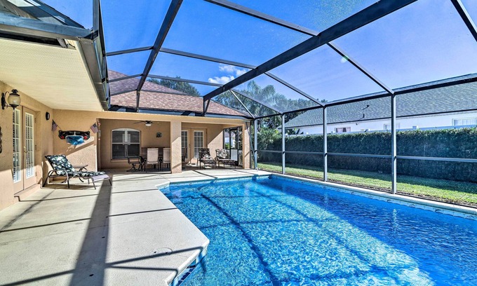 Orange Tree Villa | 12 Miles to Disney: Clermont Villa w/Heated Pool