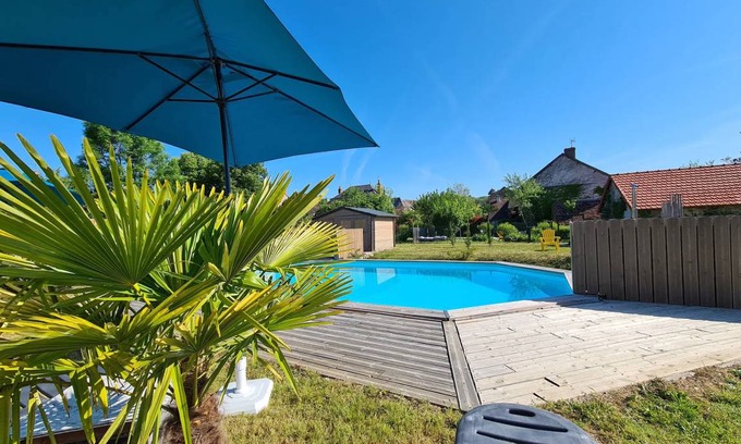 Le Menoux House | 120 m² House ∙ 2 bedrooms ∙ 5 guests
