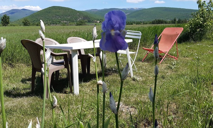 Ongles Apartment | 13-person apartment in Provencal farmhouse. Terrace with breathtaking view