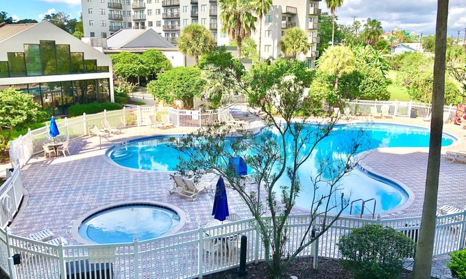 Florida Center Apartment | 1305u- Volcano Bay, Pool Balcony View 2 Bedroom Suites