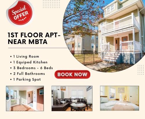 Milton Apartment | 14-1- 3BR Milton -Cozy Apt near Blue Hills Museum