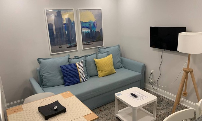 Industry Apartment | 1631 2D · Inviting 1bed Apt.-20 min to NYC/Parking Avail.