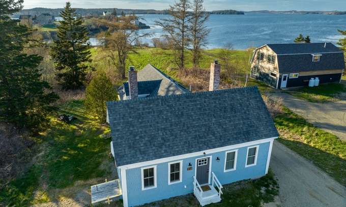 Lubec Cottage | 1840's oceanfront cottage full of modern updates and historic Maine charm.