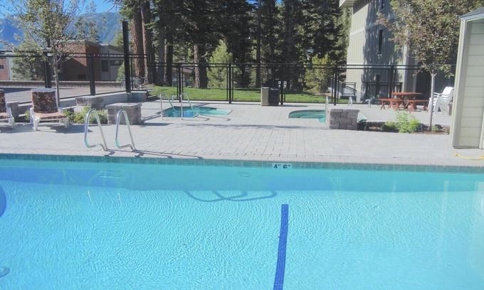 Mammoth Lakes Condo | 1849 Condos - Spacious 3 Bedrooms with Outdoor Pool & 3 Hot Tubs