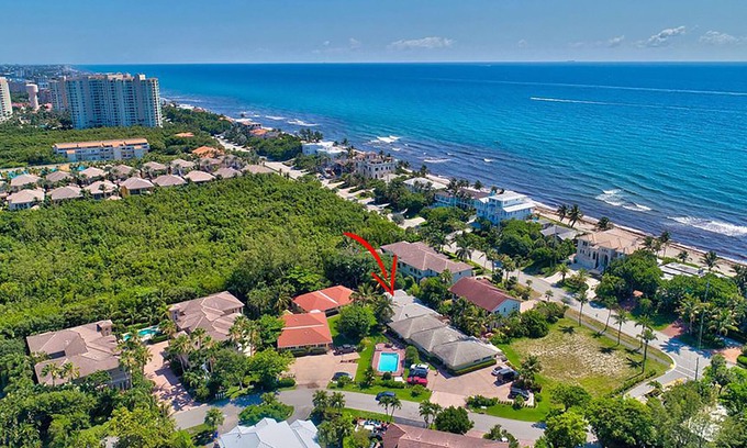 Highland Beach Villa | 19-2: Steps to Highland Beach, Pool, Private Patio
