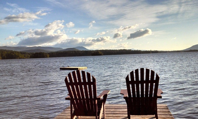Holderness Cottage | 1920's cottage on the lake with 25' dock that can accommodate a 20' boat.