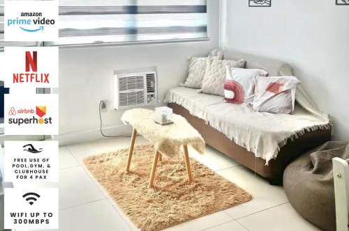 Matandang Balara Apartment | 1BR Condo Unit in Quezon City with PS4 and FREE Pool Access
