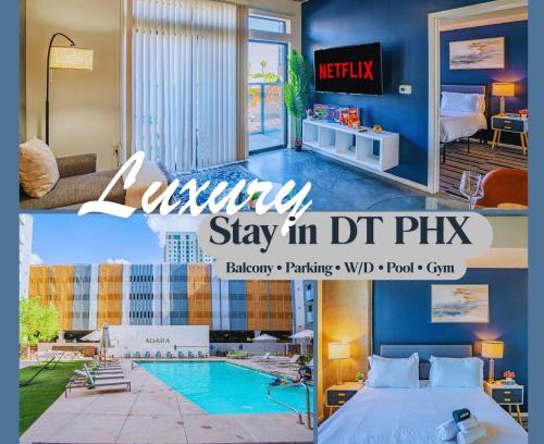 Evans Churchill Apartment | 1BR, Roosevelt Row , Gym,Pool,Parking