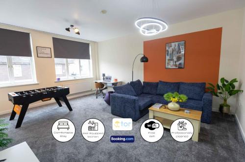 Horley Apartment | 2 Bedroom Apartment By The One Retreats Short Lets & Serviced Accommodation Horley Close To Gatwick Airport