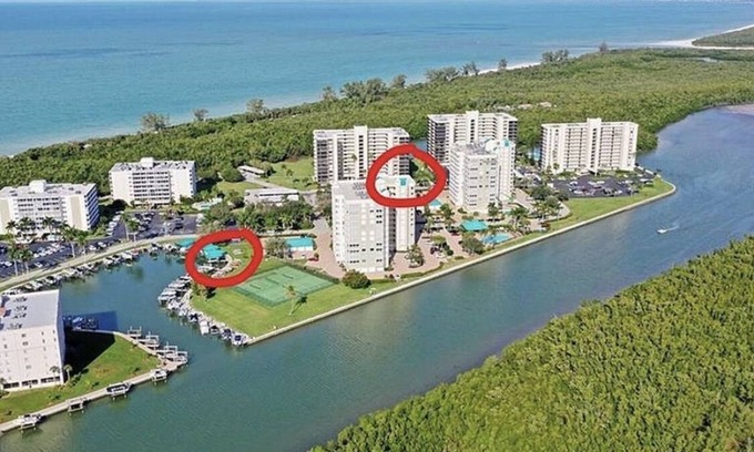 Vanderbilt Beach Condo | 2-bedroom condo on the water with boat slip and boat incredible view penthouse