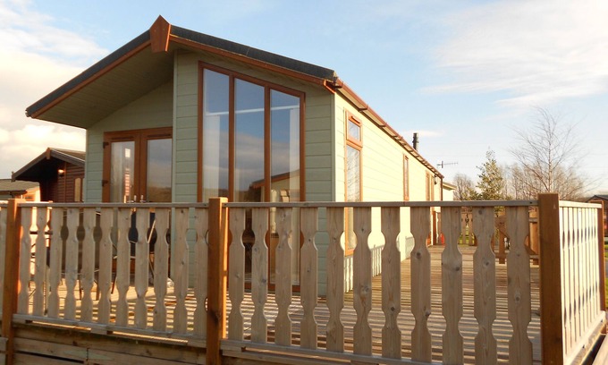 South Lakeland Leisure Village Cabin | 2 Bedroom family Sherwood lodge with leisure facilities, pets considered.