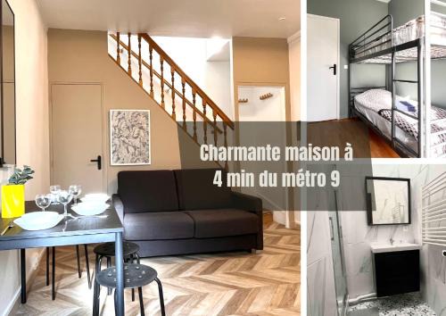 Bagnolet House | #2 Charmante maison à 4 min Métro 9