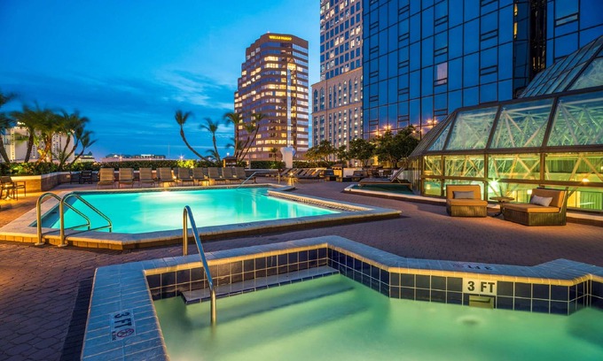 Downtown Tampa House | 2 Connecting Suites at a Hotel