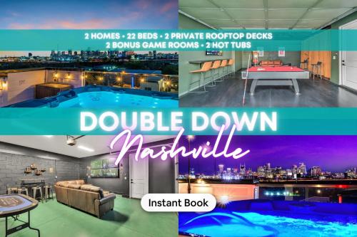 Katie Hill Neighborhood House | 2 Hot Tubs Karaoke Game Room Downtown Nashville