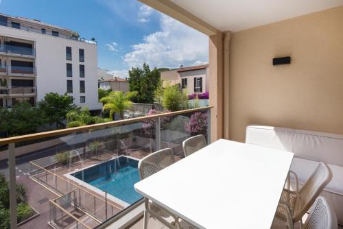Pointe Croisette Apartment | 2 pièces avec clim, terrasse, piscine, 100m plage