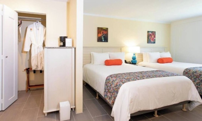Christiansted Hotel | 2 Queen Rooms w/Sea Views | Balcony Stay Near the Beach & Waterfront Fun