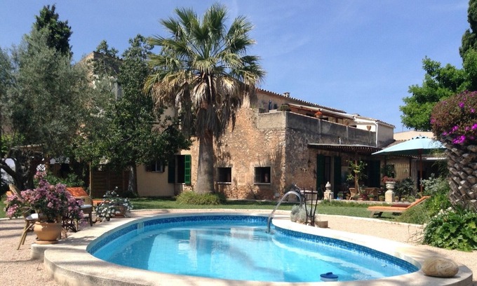 Sencelles Apartment | 2 room loft with large, unobservable roof terrace + mountain view