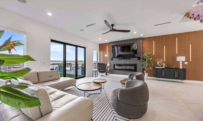 Merritt Island House | 2-Story Indian Riverfront Oasis | Dock & Views