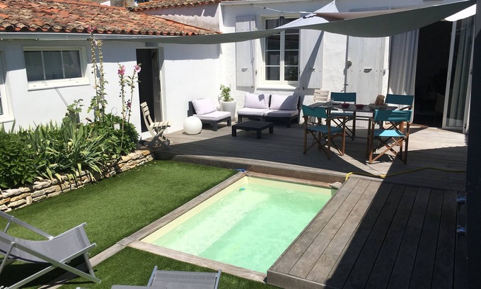 Saint-Denis-d'Oleron House | 200m from beaches and shops: Charming country house with garden and swimming pool