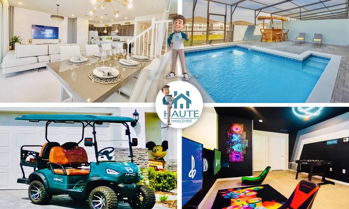 Davenport House | 🌴 2023 Fabulous 5BD - Tiki Bar | Private Pool | 8 Miles to Disney! 🌴